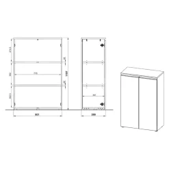 Aktenschrank Deltona-105