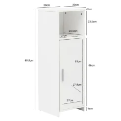 Badschrank Weiss