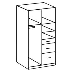 Drehtürenschrank Cariba-3767