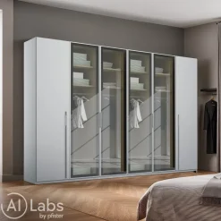 Drehtürenschrank Skat