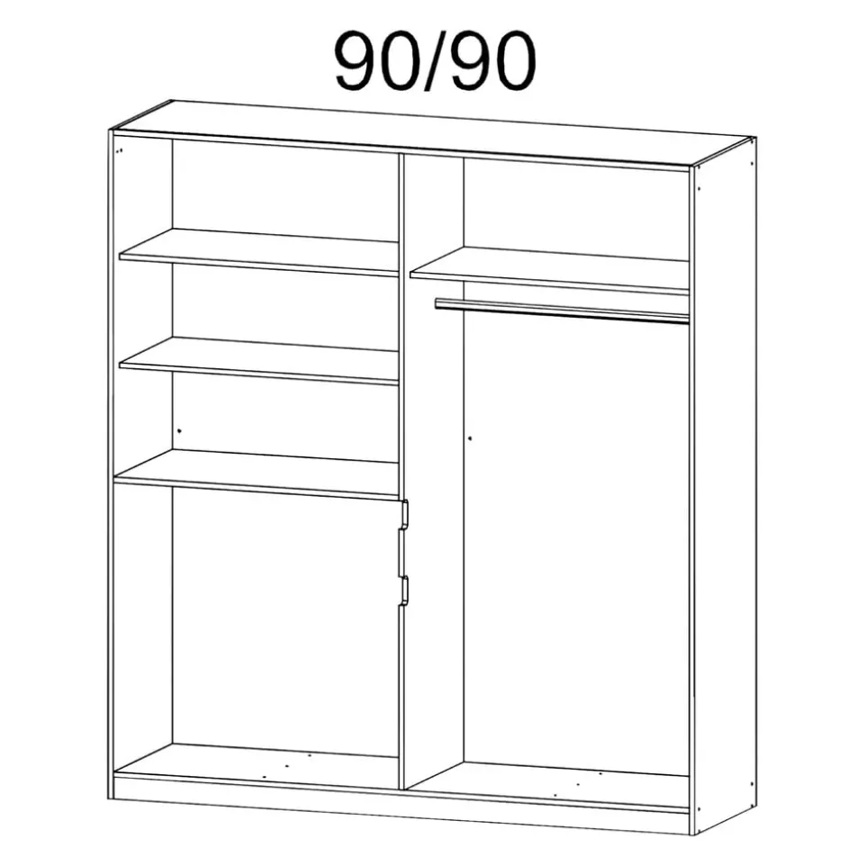 Drehtürenschrank Twisted