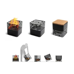 Feuerkorb & Grill Cube
