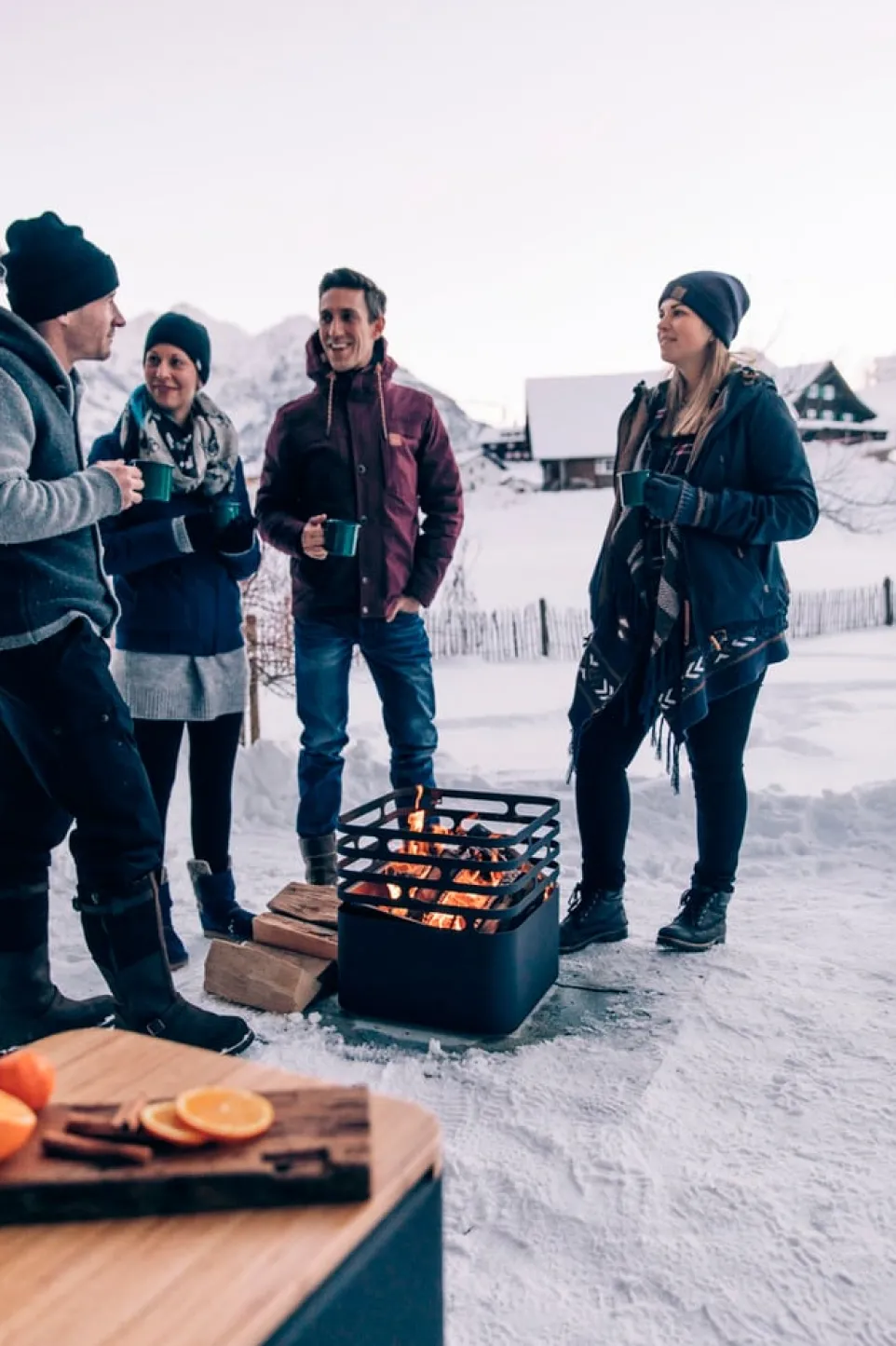 Feuerkorb & Grill Cube