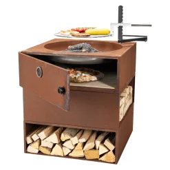 Feuerschale mit integrierter Pizzafläche Passione due