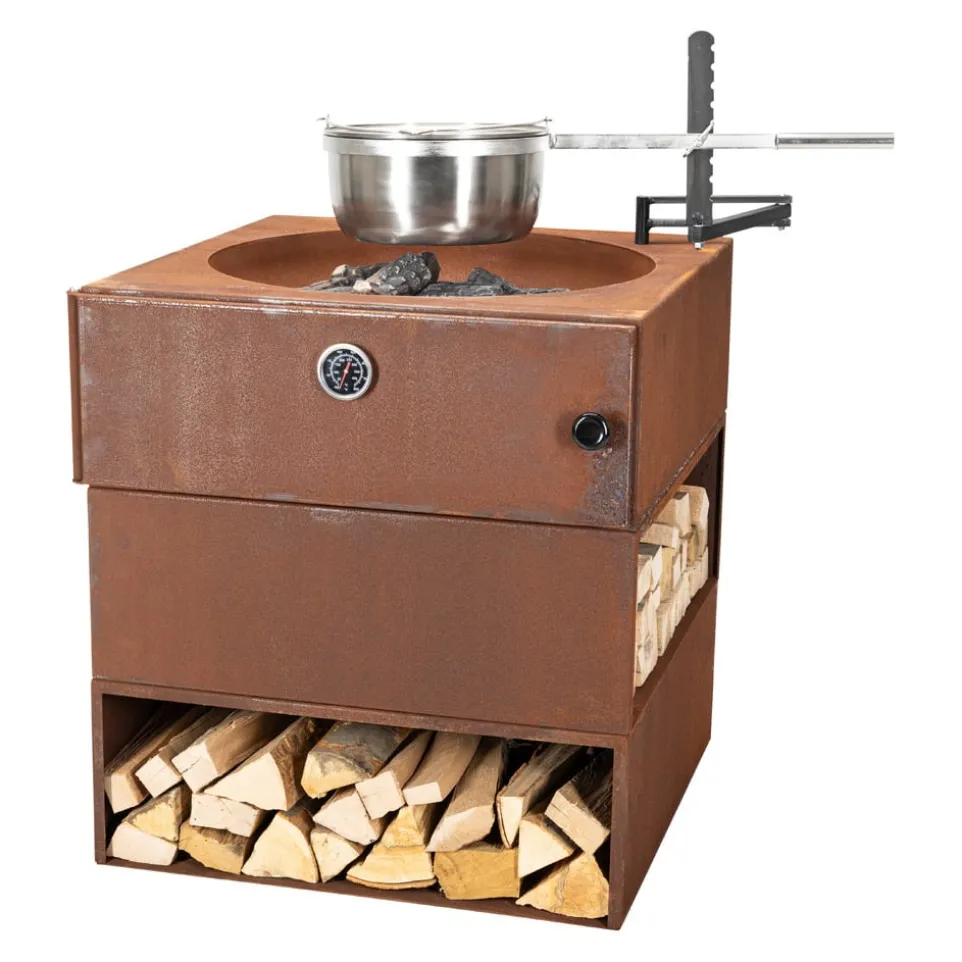 Feuerschale mit integrierter Pizzafläche Passione due