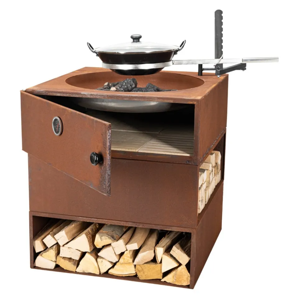 Feuerschale mit integrierter Pizzafläche Passione due