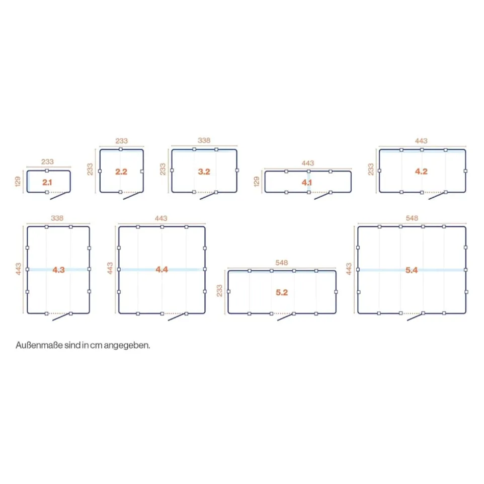 Gewächshaus Deluxe 2.2