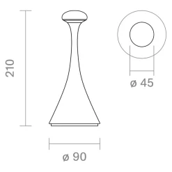 Outdoor Tischleuchte Nudrop mini