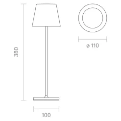 Outdoor Tischleuchte Nuindie