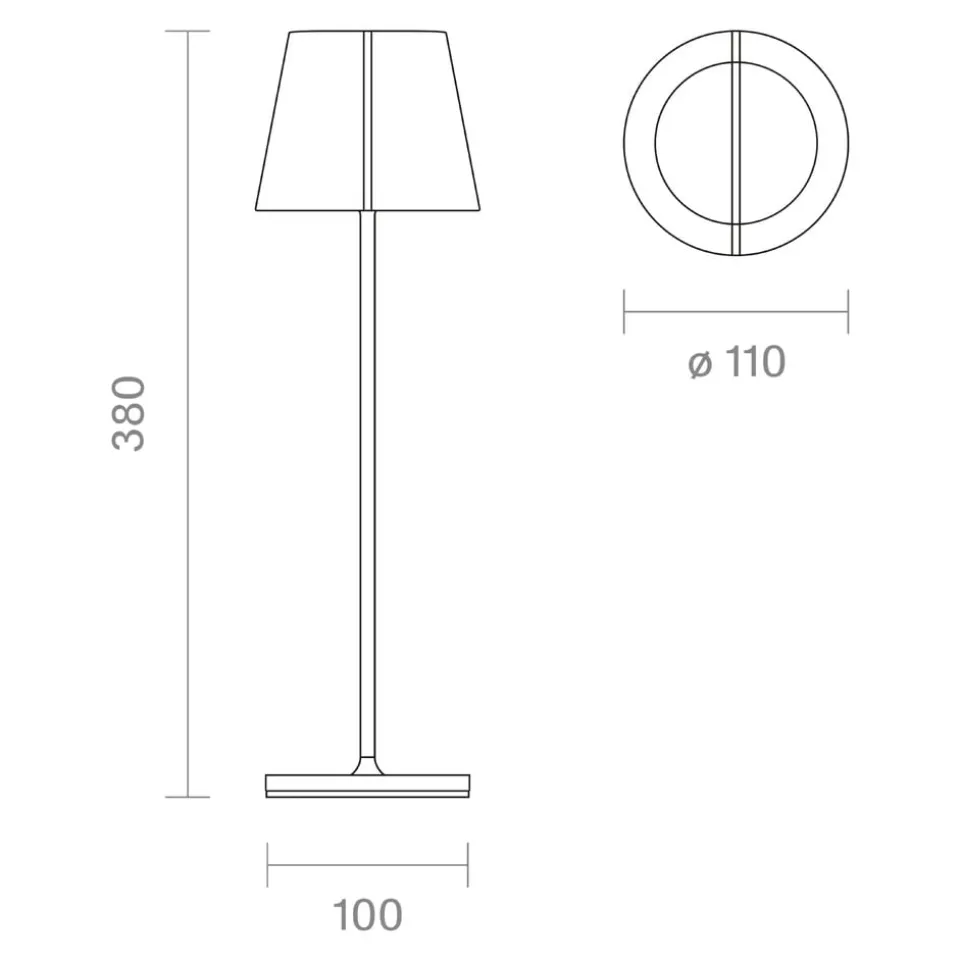 Outdoor Tischleuchte Nuindie Tango