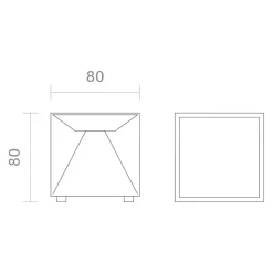 Outdoor Tischleuchte Nutalis Mini