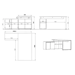 Schreibtisch Deltona-105