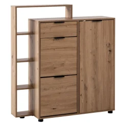 Schuhschrank Eiche Dekor