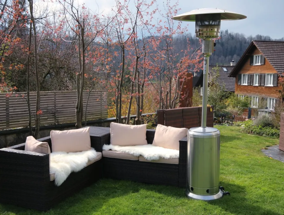 Wärmepilz Chrome Gas