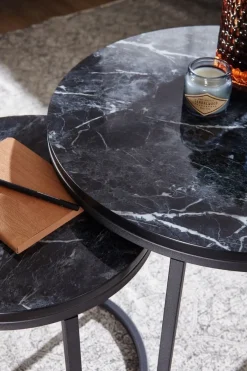 Zweisatztisch Marmor